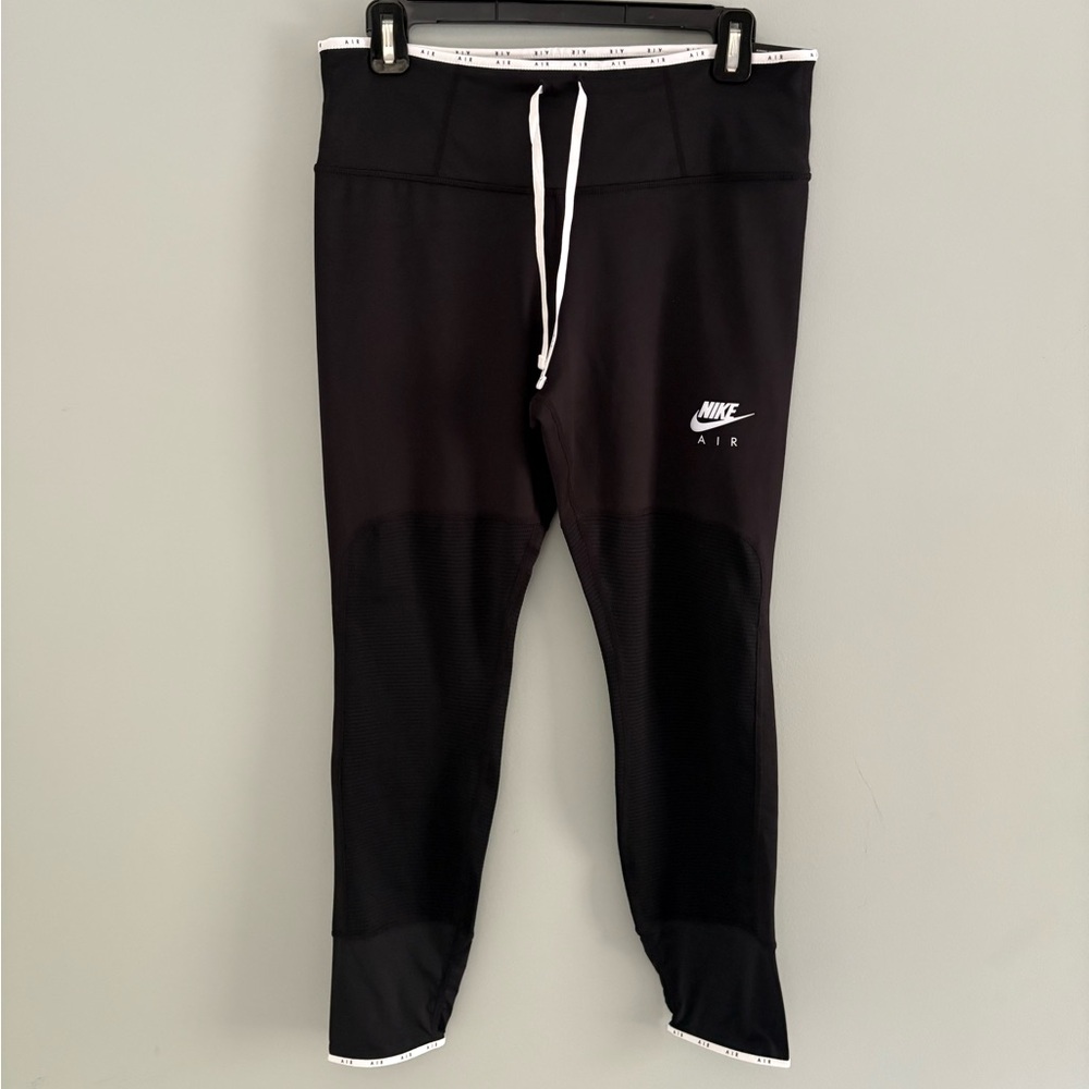 Nike Black High Rise 7/8 Running Tights with Logo Size L